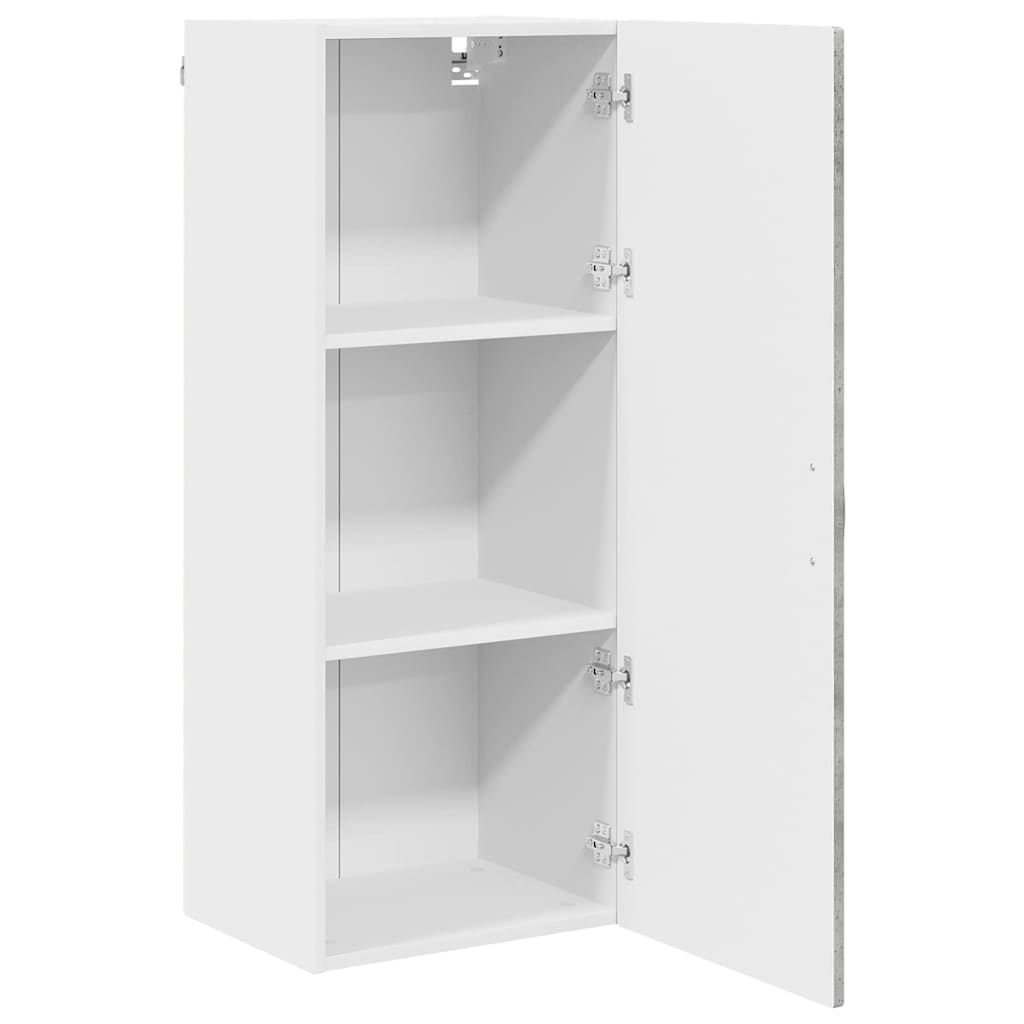 Wandschrank PORTO Beton Grau 40 x 31 x 100 cm Holzwerkstoff