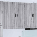 Wandschrank PORTO Graues Sonoma 40 x 31 x 100 cm Holzwerkstoff