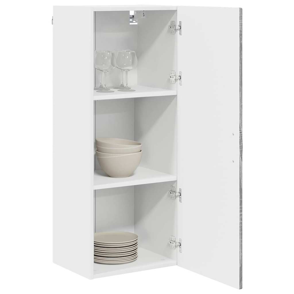 Wandschrank PORTO Graues Sonoma 40 x 31 x 100 cm Holzwerkstoff