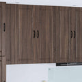 Wandschrank PORTO Braun Eichen-Optik 40 x 31 x 100 cm