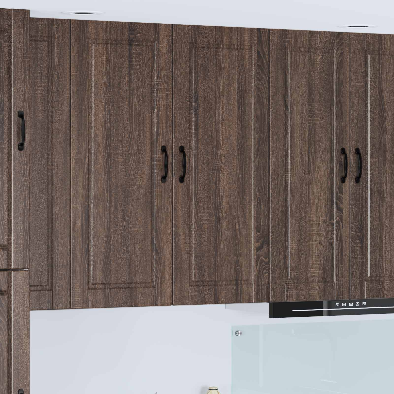 Wandschrank PORTO Braun Eichen-Optik 40 x 31 x 100 cm