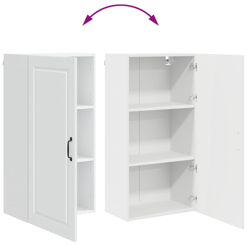 Wandschrank PORTO Weiß 50 x 31 x 100 cm Holzwerkstoff