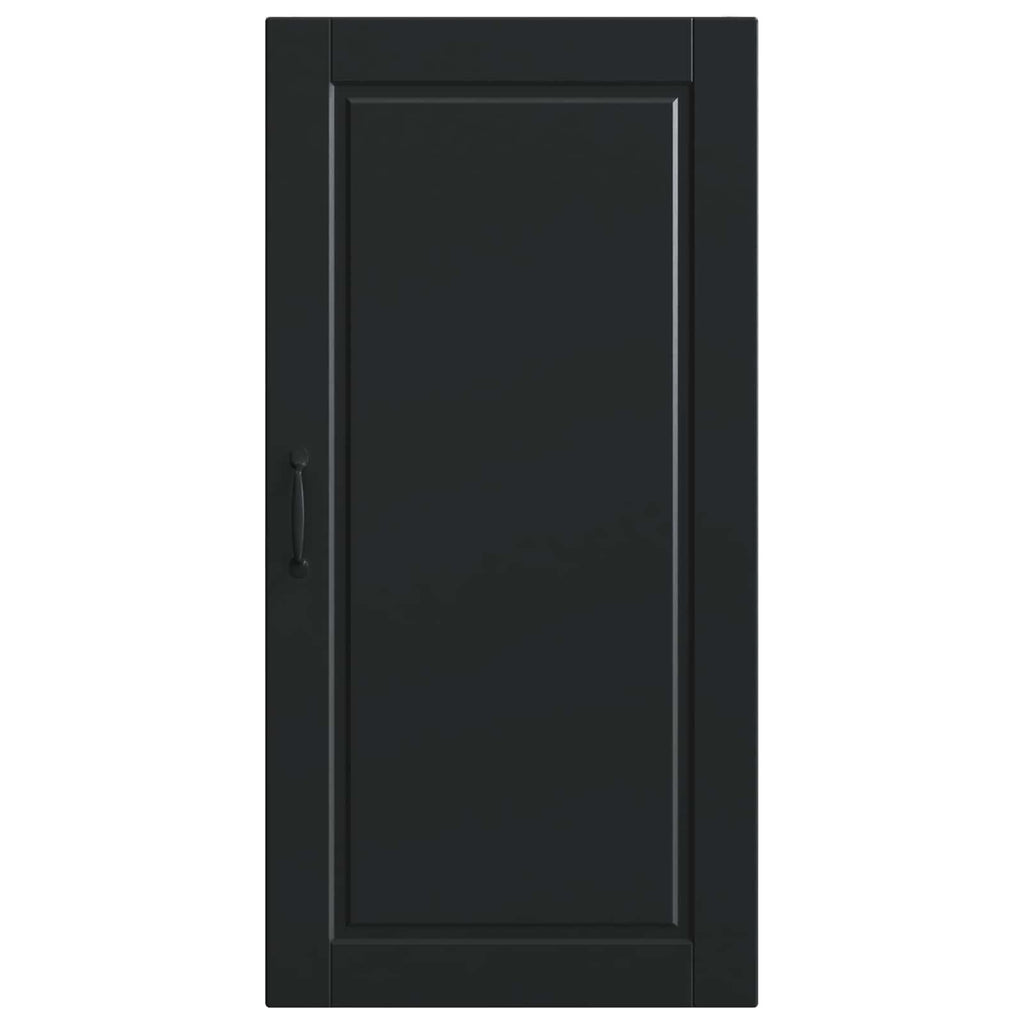 Wandschrank PORTO Schwarz 50 x 31 x 100 cm Holzwerkstoff
