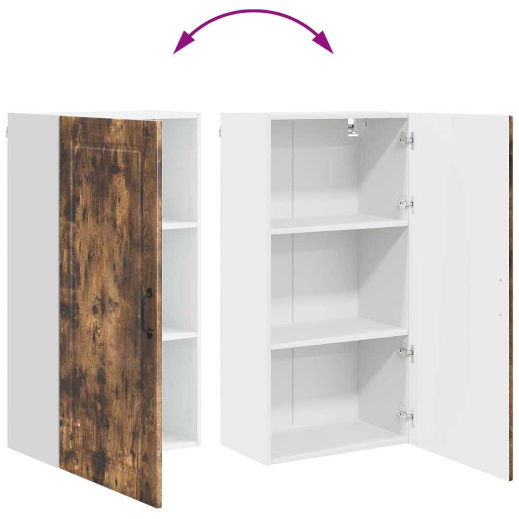 Wandschrank PORTO Geräucherte Eiche 50 x 31 x 100 cm