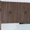 Wandschrank PORTO Braun Eichen-Optik 50 x 31 x 100 cm