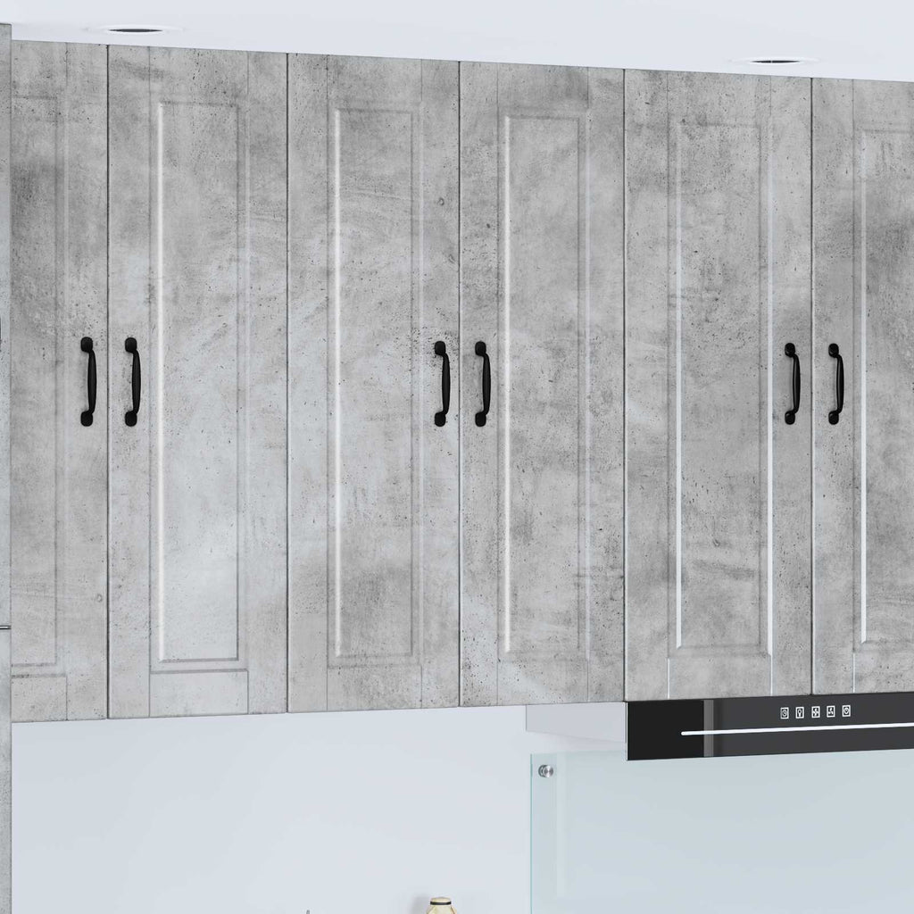 Wandschrank PORTO Beton Grau 60 x 31 x 100 cm Holzwerkstoff