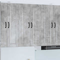Wandschrank PORTO Beton Grau 60 x 31 x 100 cm Holzwerkstoff