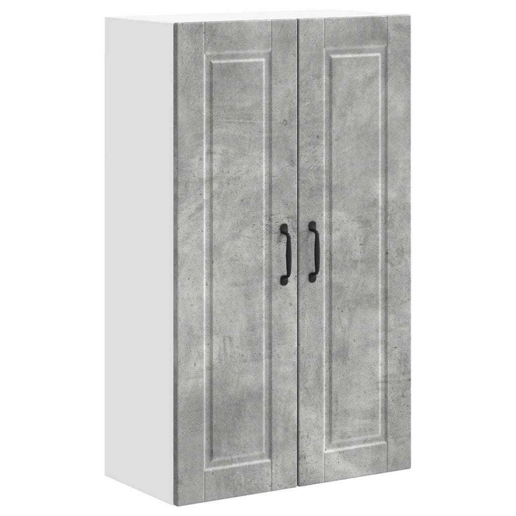 Wandschrank PORTO Beton Grau 60 x 31 x 100 cm Holzwerkstoff