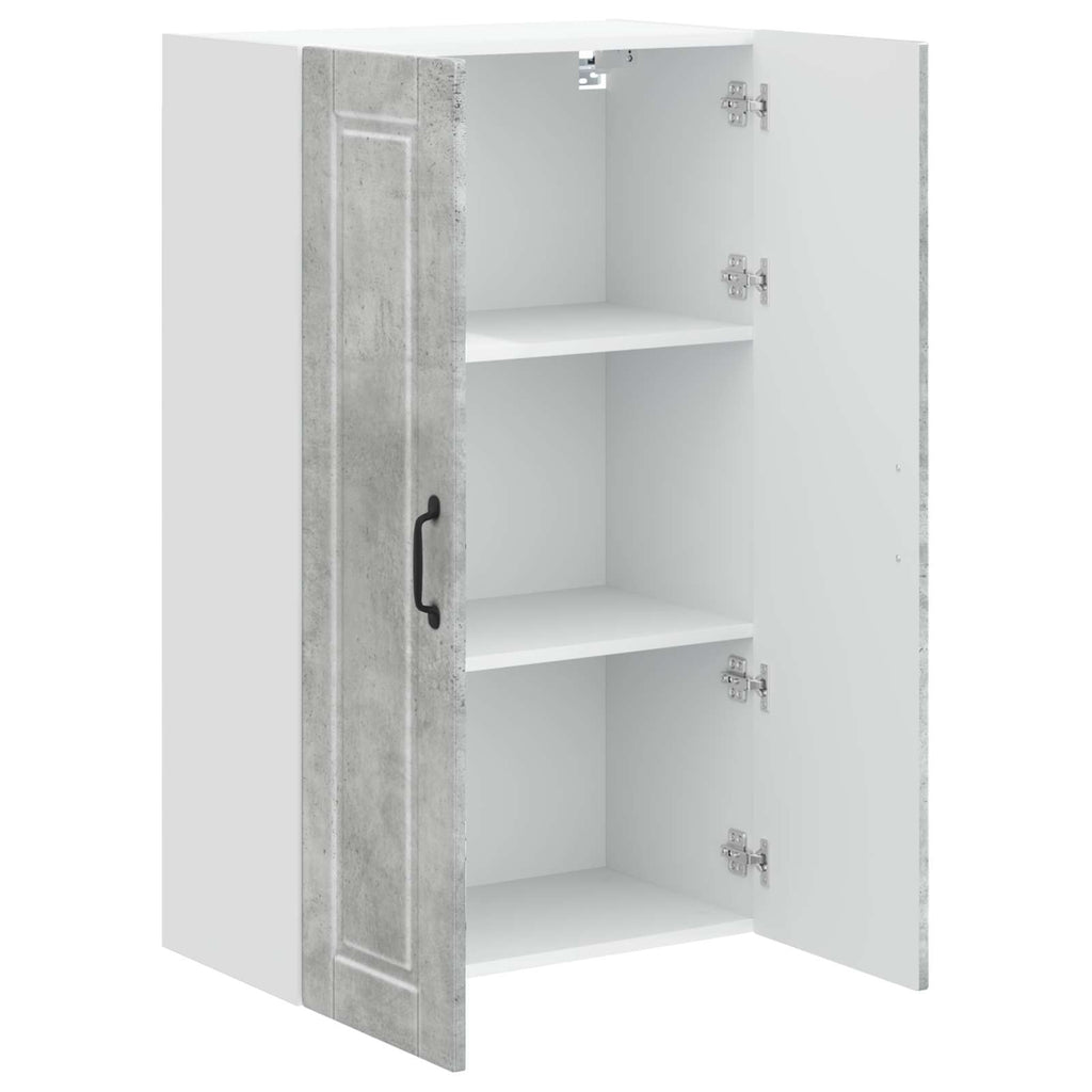 Wandschrank PORTO Beton Grau 60 x 31 x 100 cm Holzwerkstoff