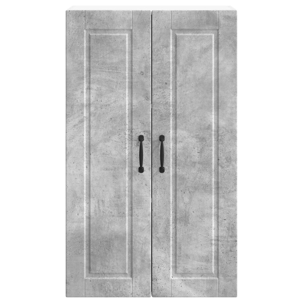Wandschrank PORTO Beton Grau 60 x 31 x 100 cm Holzwerkstoff