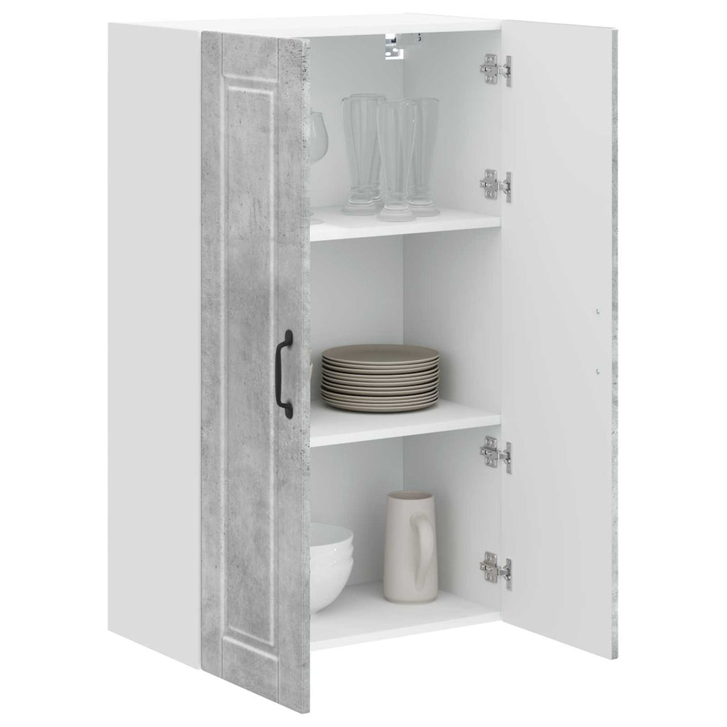 Wandschrank PORTO Beton Grau 60 x 31 x 100 cm Holzwerkstoff