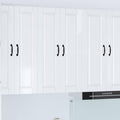 Wandschrank PORTO Hochglanz Weiß 60 x 31 x 100 cm Holzwerkstoff