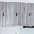 Wandschrank PORTO Graues Sonoma 60 x 31 x 100 cm Holzwerkstoff