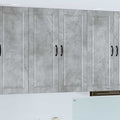 Wandschrank PORTO Beton Grau 80 x 31 x 100 cm Holzwerkstoff