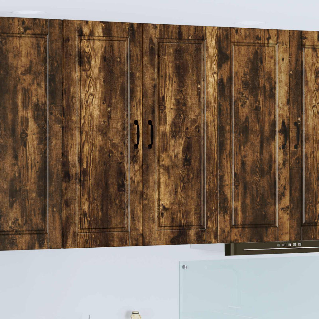 Wandschrank PORTO Geräucherte Eiche 80 x 31 x 100 cm