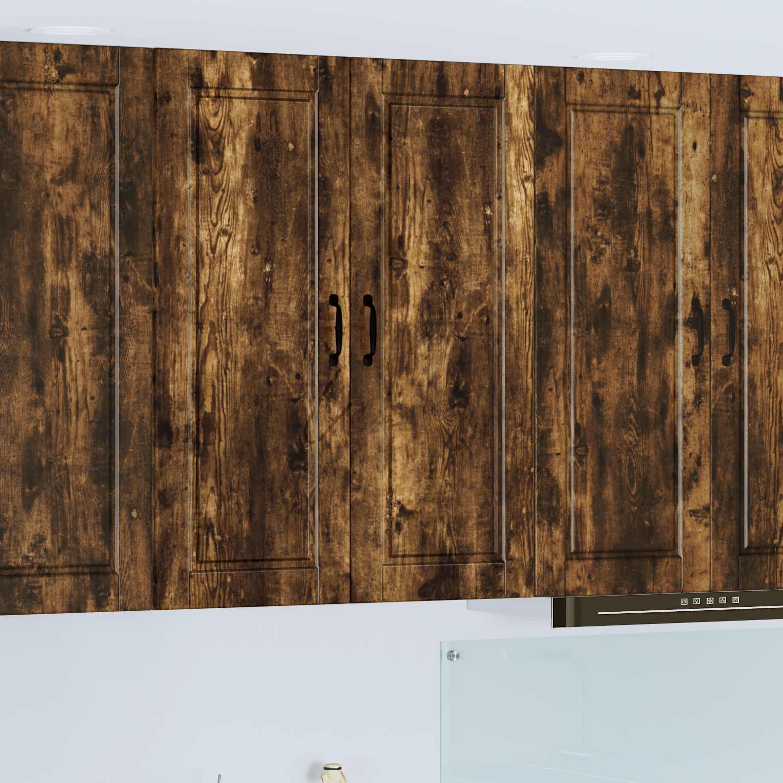 Wandschrank PORTO Geräucherte Eiche 80 x 31 x 100 cm