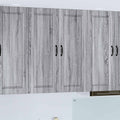 Wandschrank PORTO Graues Sonoma 80 x 31 x 100 cm Holzwerkstoff