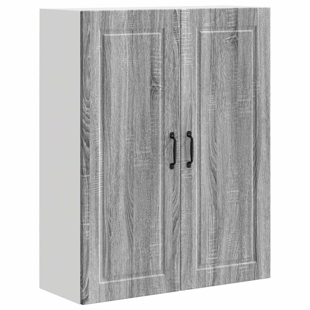 Wandschrank PORTO Graues Sonoma 80 x 31 x 100 cm Holzwerkstoff