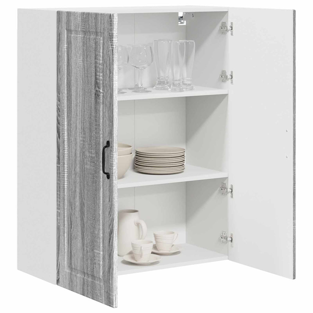 Wandschrank PORTO Graues Sonoma 80 x 31 x 100 cm Holzwerkstoff