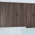 Wandschrank PORTO Braun Eichen-Optik 80 x 31 x 100 cm