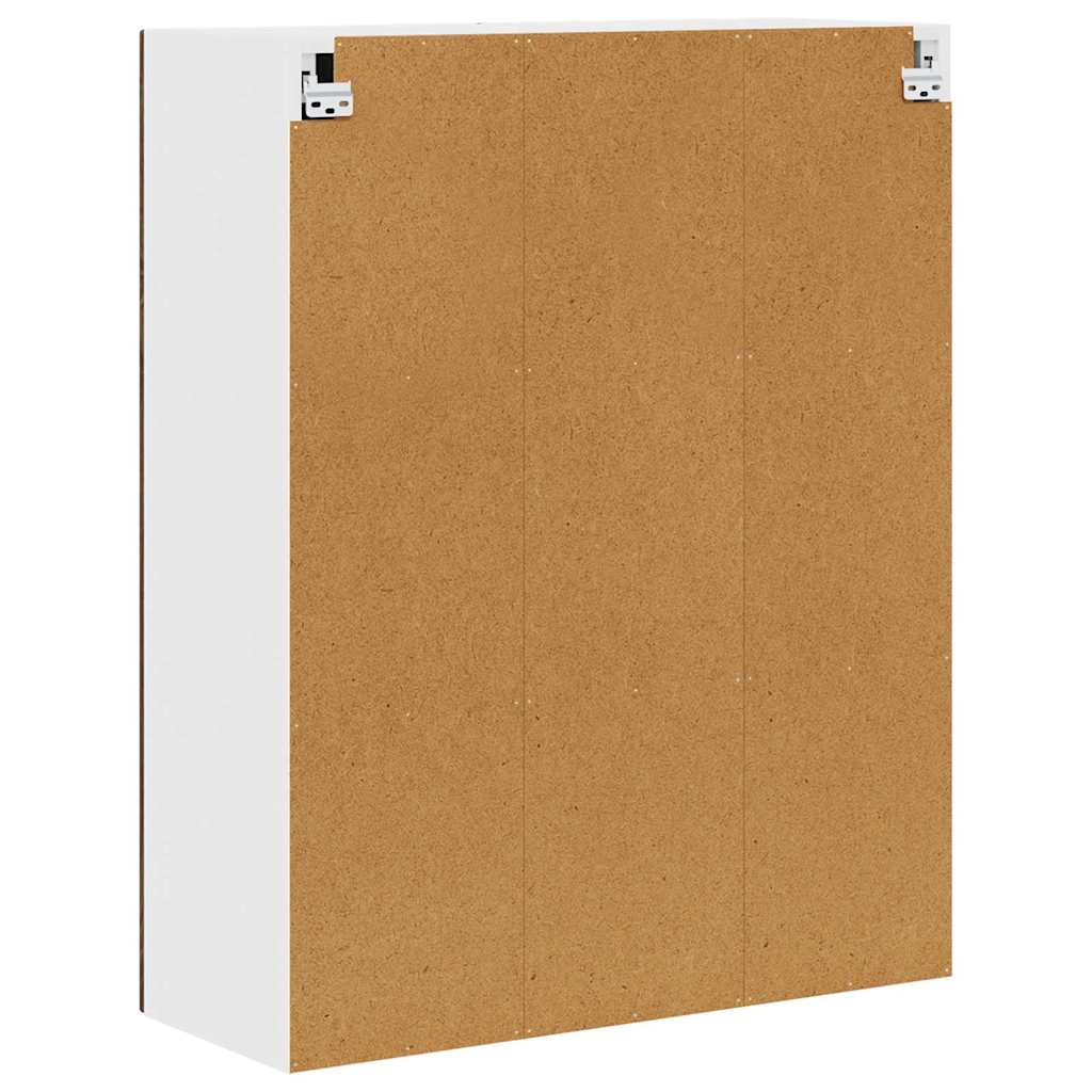 Wandschrank PORTO Braun Eichen-Optik 80 x 31 x 100 cm