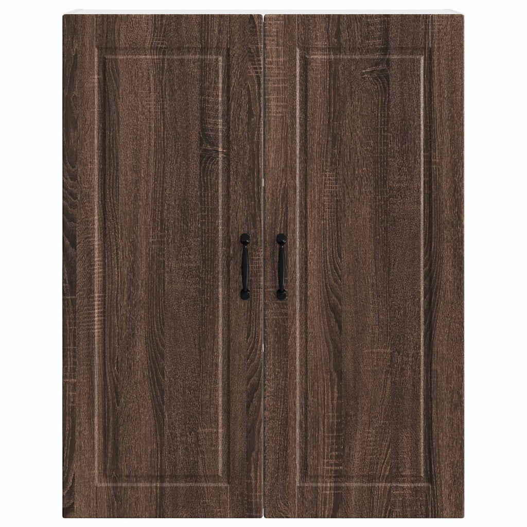 Wandschrank PORTO Braun Eichen-Optik 80 x 31 x 100 cm