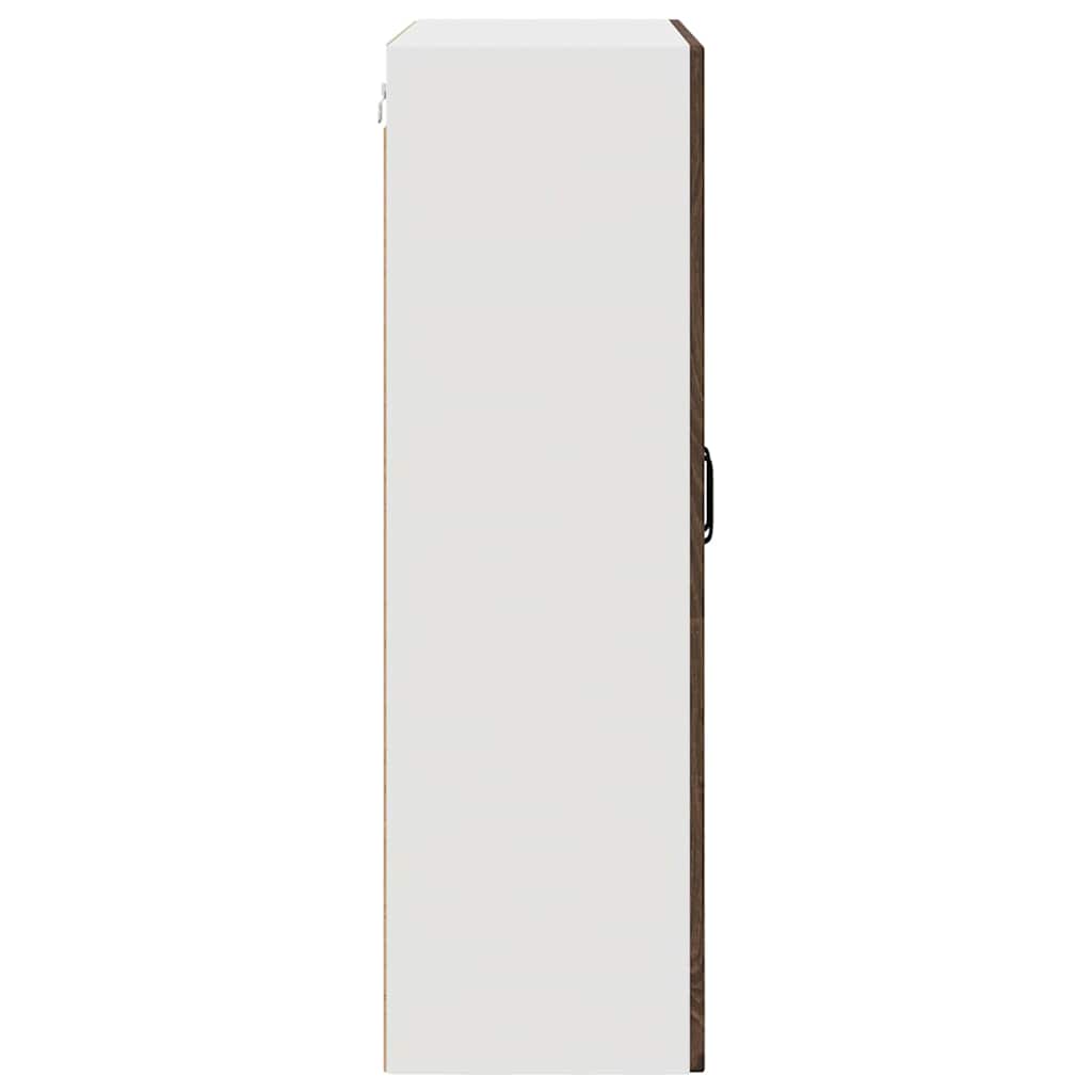 Wandschrank PORTO Braun Eichen-Optik 80 x 31 x 100 cm