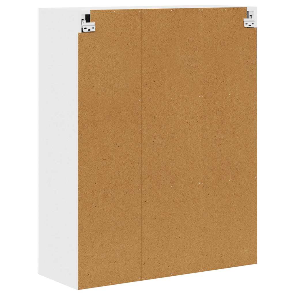 Wandglas-Schrank PORTO Weiß 80 x 31 x 100 cm Holzwerkstoff