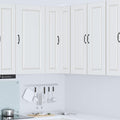 Wand-Eckschrank PORTO Weiß 57 x 57 x 100 cm Holzwerkstoff