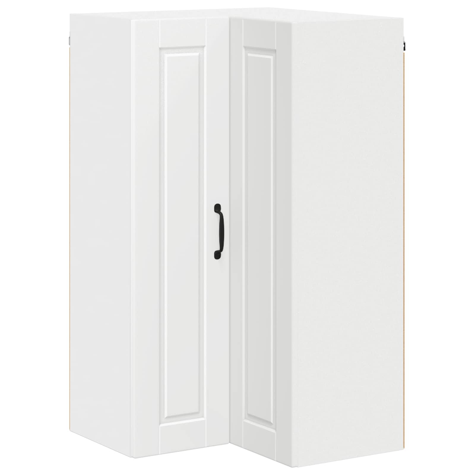 Wand-Eckschrank PORTO Weiß 57 x 57 x 100 cm Holzwerkstoff