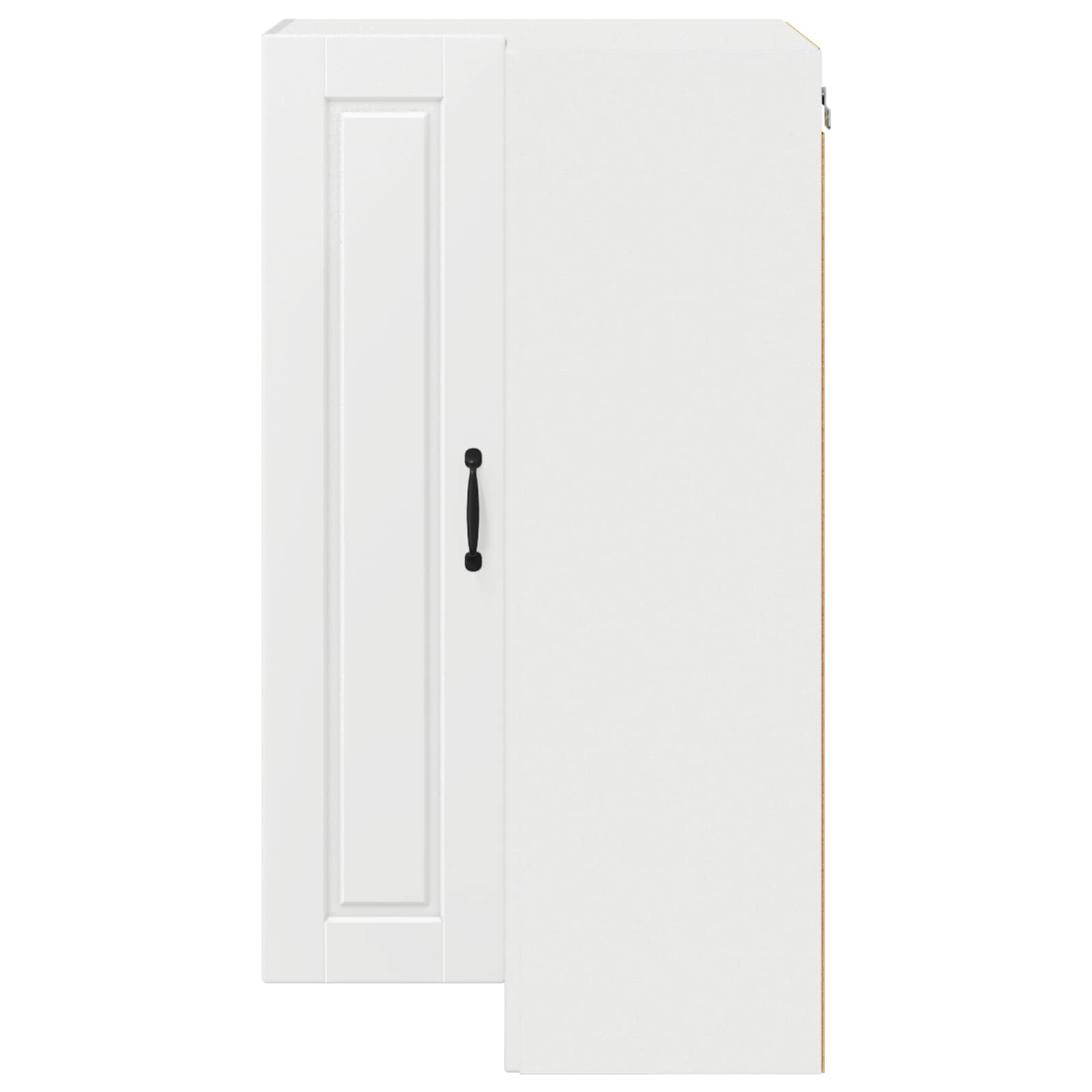 Wand-Eckschrank PORTO Weiß 57 x 57 x 100 cm Holzwerkstoff