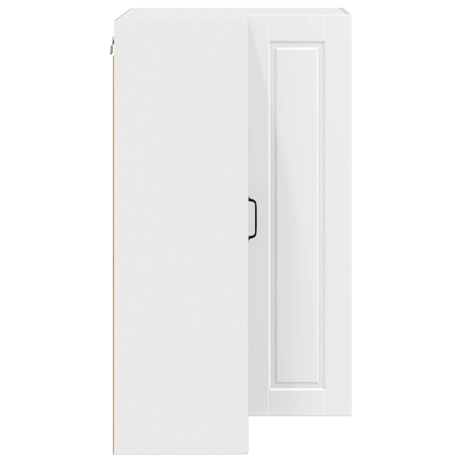 Wand-Eckschrank PORTO Weiß 57 x 57 x 100 cm Holzwerkstoff