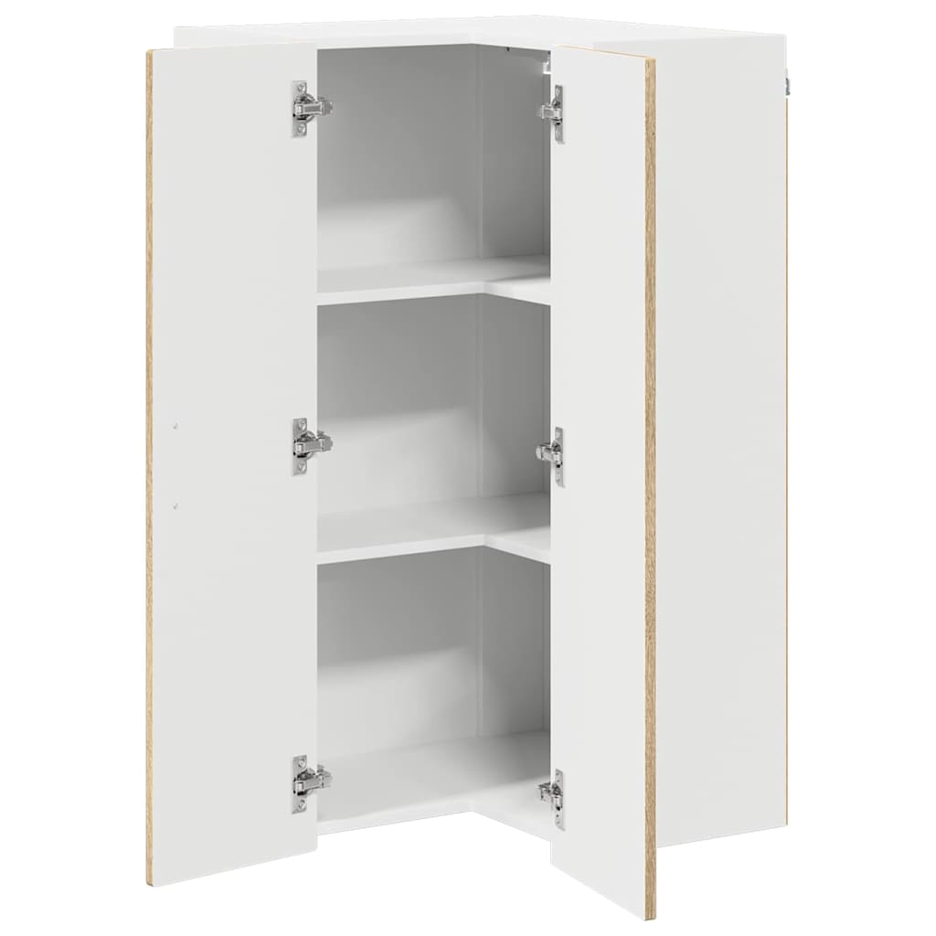 Wand-Eckschrank PORTO Sonoma-Eiche 57 x 57 x 100 cm