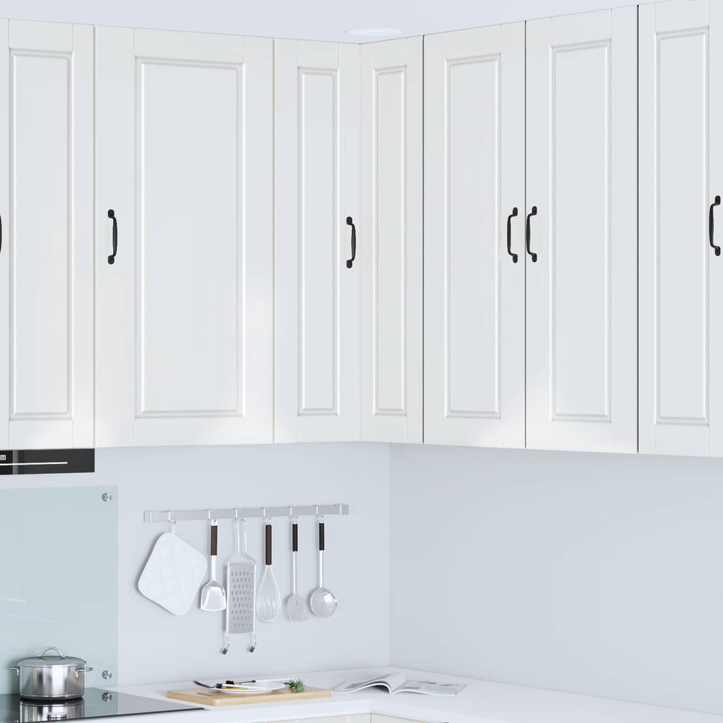 Wand-Eckschrank PORTO Hochglanz Weiß 57 x 57 x 100 cm