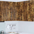 Wand-Eckschrank PORTO Geräucherte Eiche 57 x 57 x 100 cm