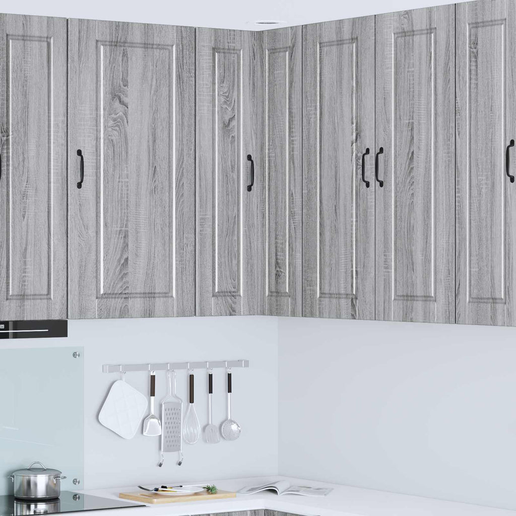 Wand-Eckschrank PORTO Graues Sonoma 57 x 57 x 100 cm