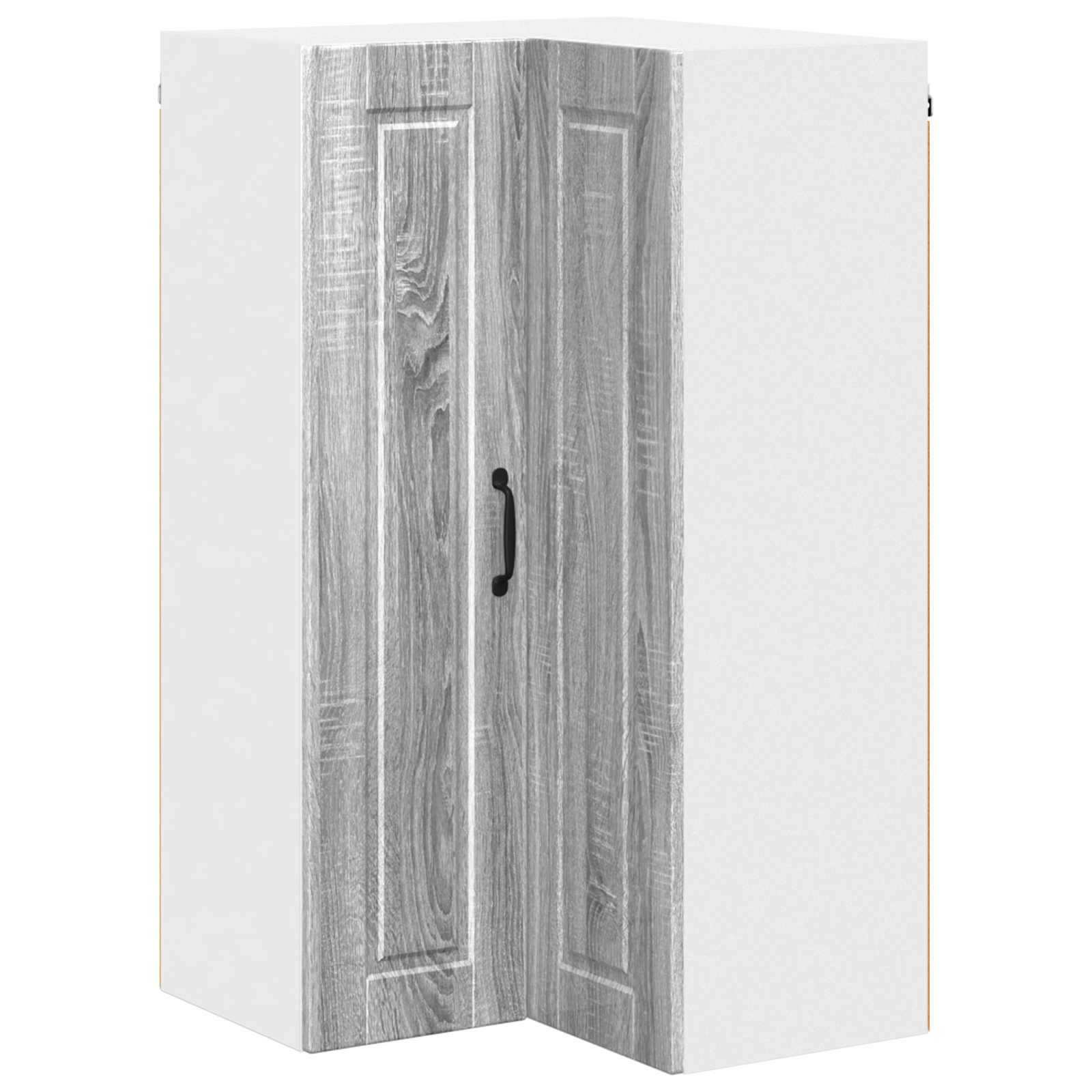 Wand-Eckschrank PORTO Graues Sonoma 57 x 57 x 100 cm