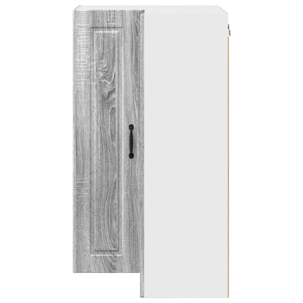 Wand-Eckschrank PORTO Graues Sonoma 57 x 57 x 100 cm