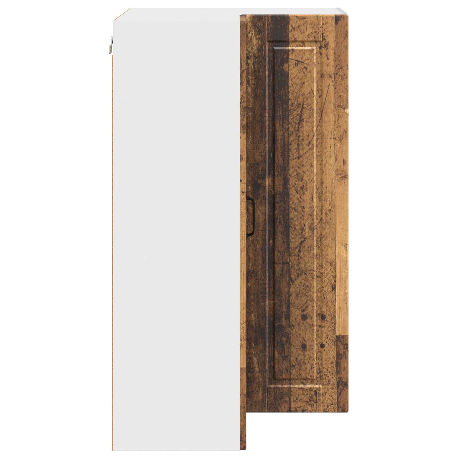 Wand-Eckschrank PORTO Altholz 57 x 57 x 100 cm Holzwerkstoff