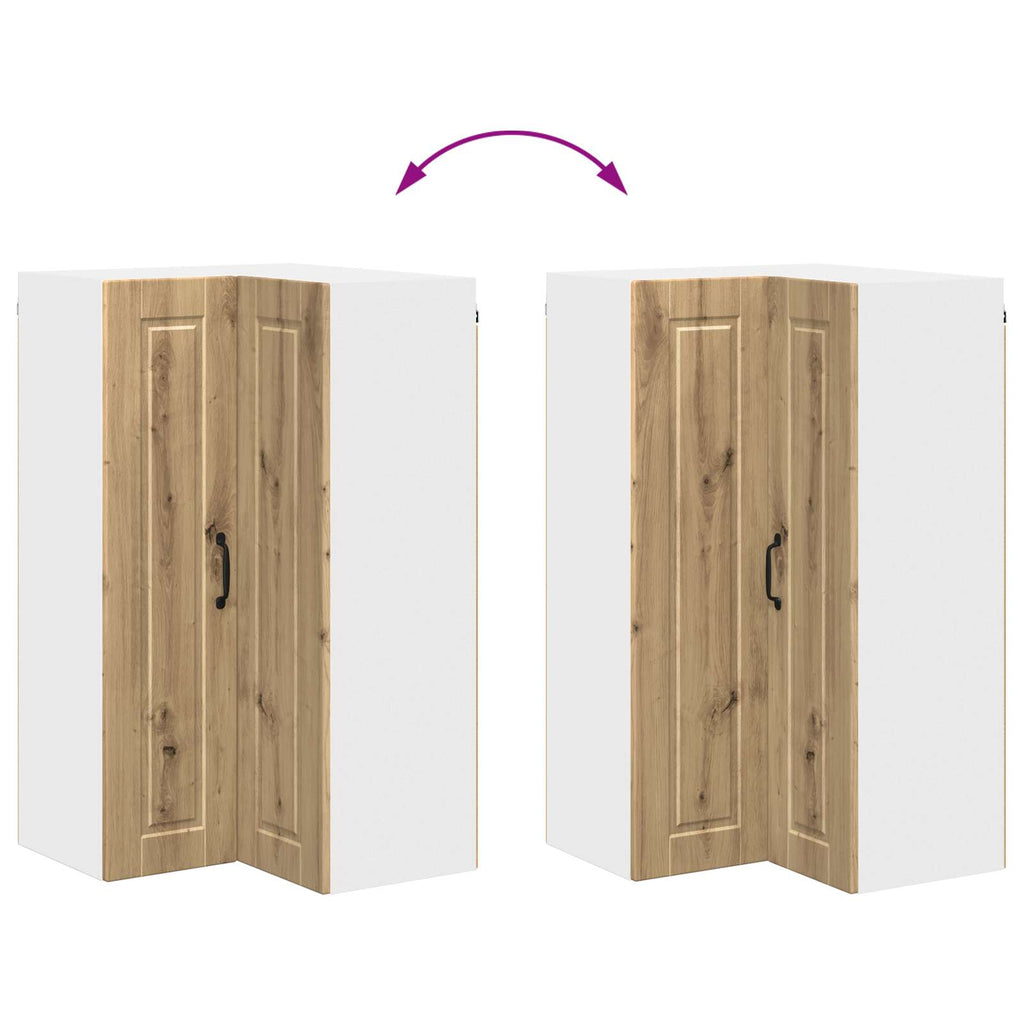 Wand-Eckschrank PORTO Artisan-Eiche 57 x 57 x 100 cm