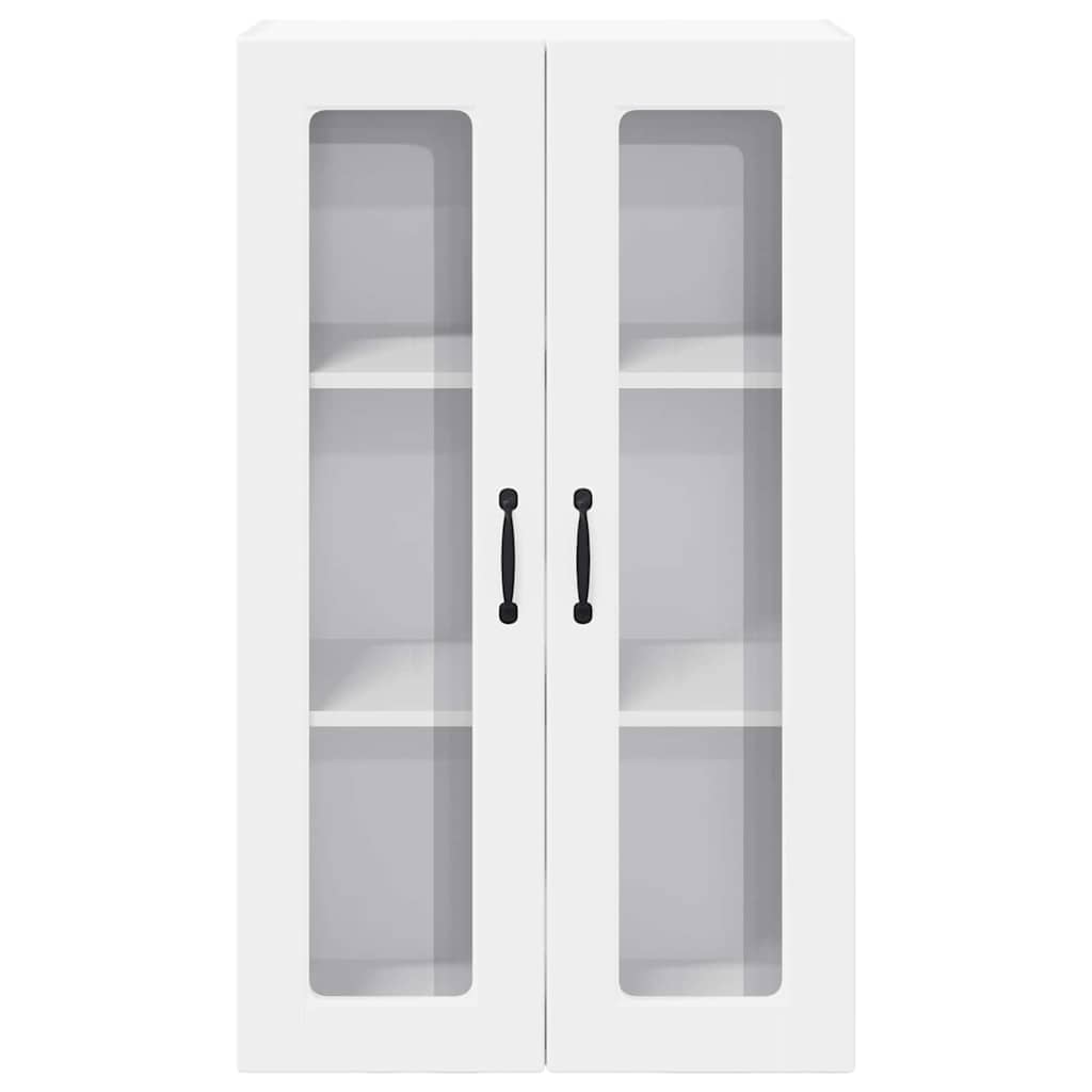 Wandglas-Schrank PORTO Weiß 60 x 31 x 100 cm Holzwerkstoff