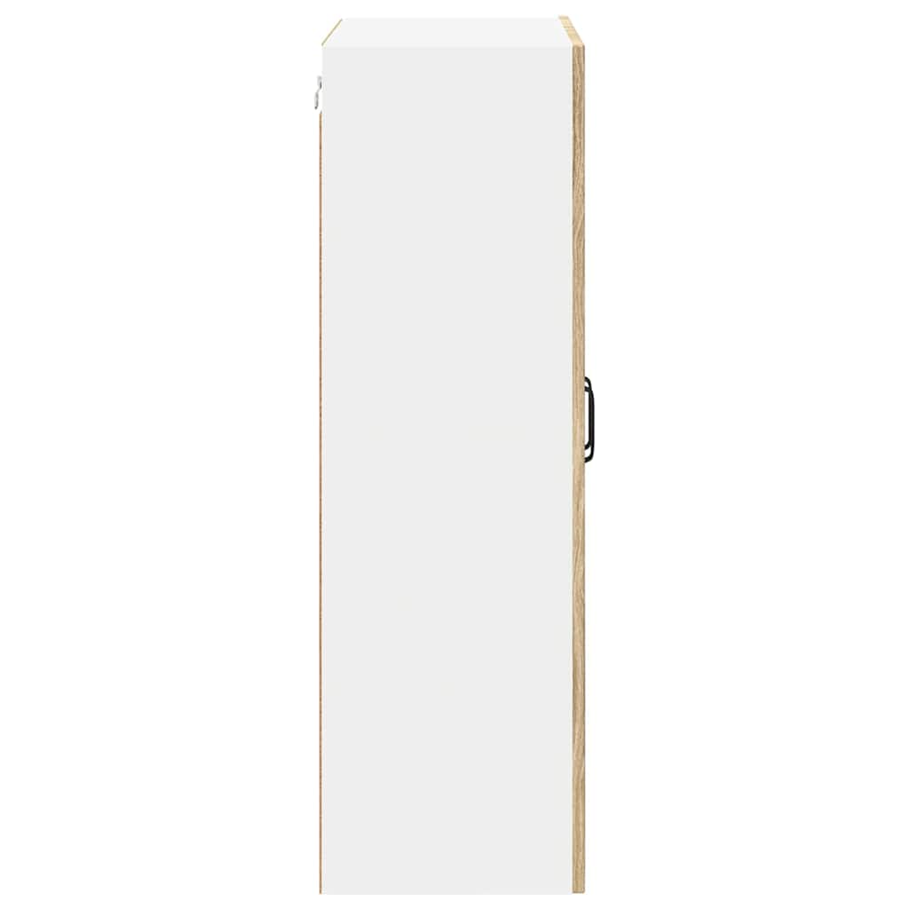 Wandglas-Schrank PORTO Sonoma-Eiche 60 x 31 x 100 cm