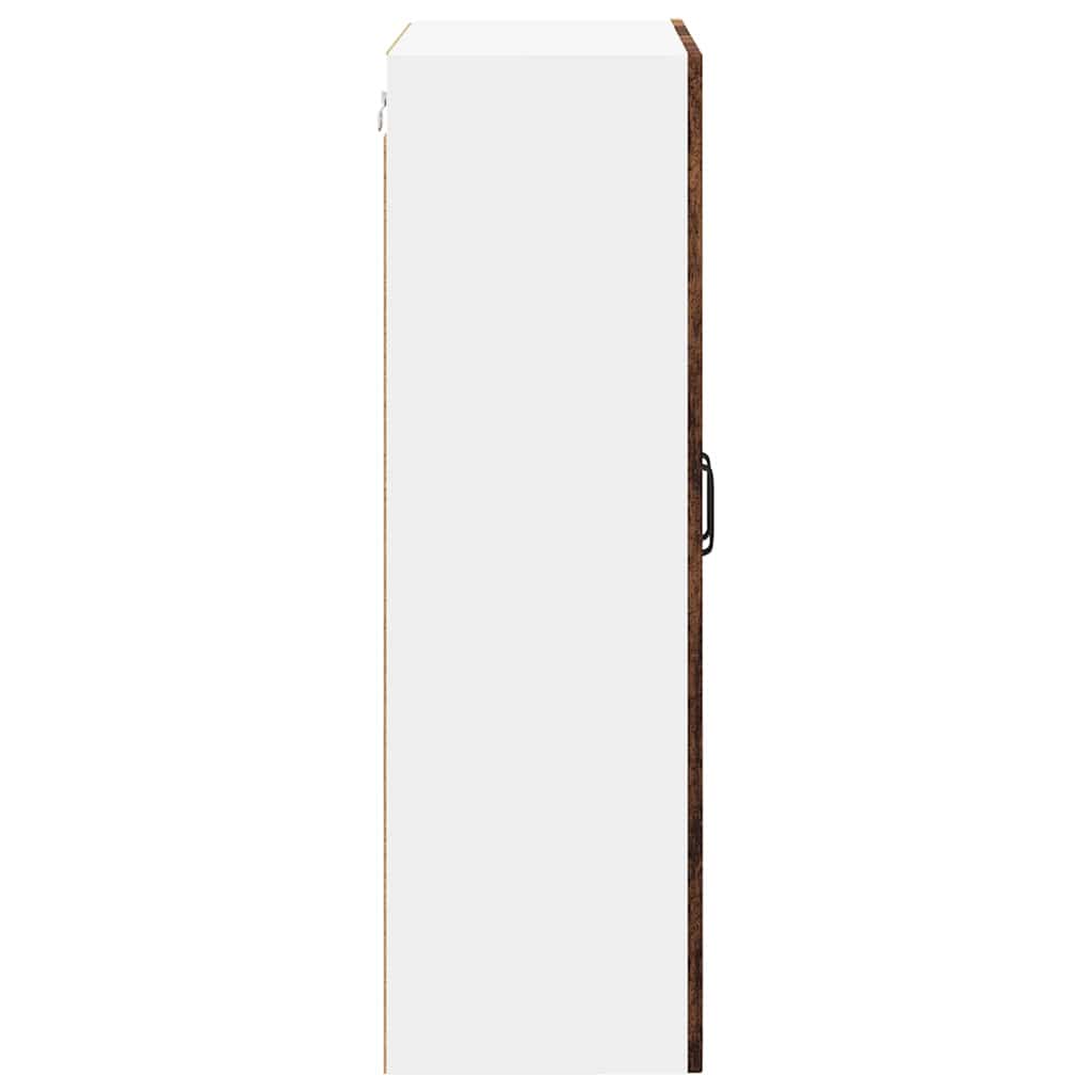 Wandglas-Schrank PORTO Altholz 60 x 31 x 100 cm Holzwerkstoff