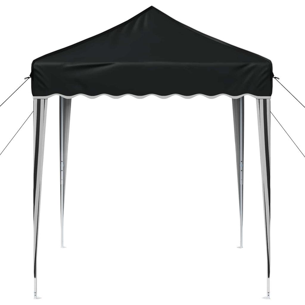 Pop-up Partyzelt 195 x 195 x 245 cm Anthrazit Oxford-Stoff