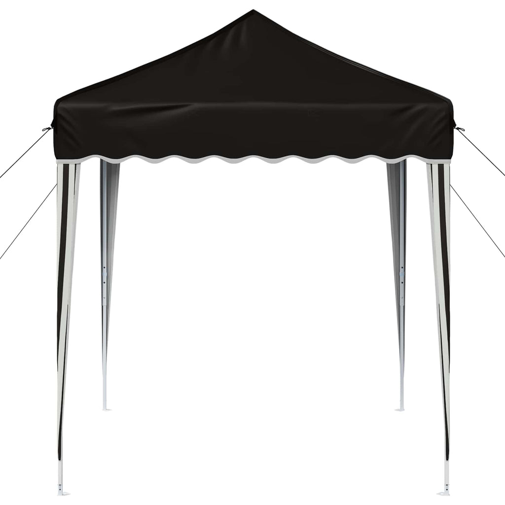 Pop-up Partyzelt 195 x 195 x 245 cm Schwarz Oxford-Stoff