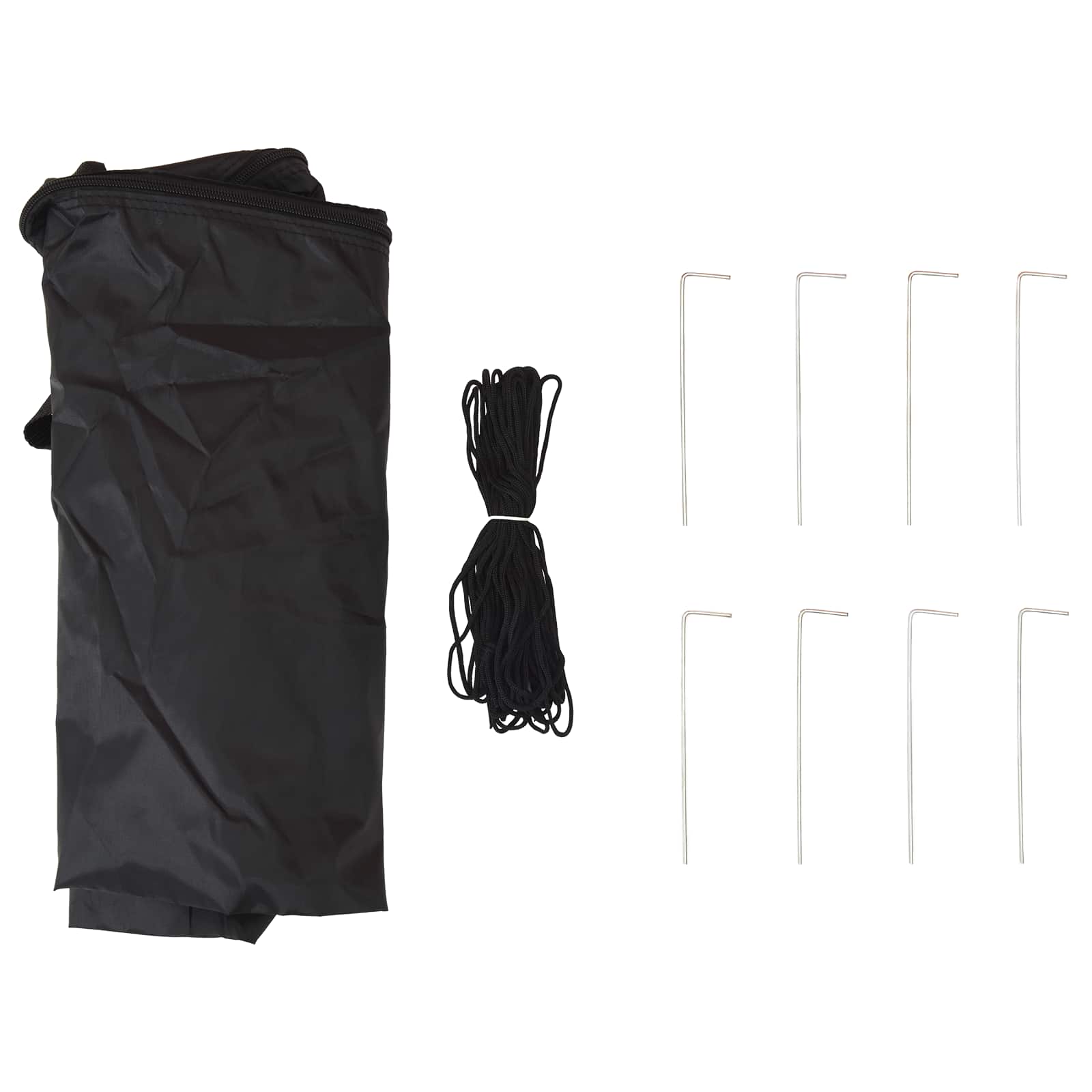 Pop-up Partyzelt 195 x 195 x 245 cm Creme Oxford-Stoff