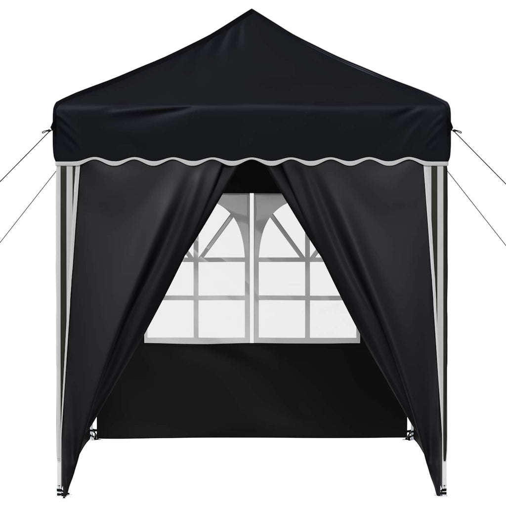 Pop-up Partyzelt 195 x 195 x 245 cm Anthrazit Oxford-Stoff