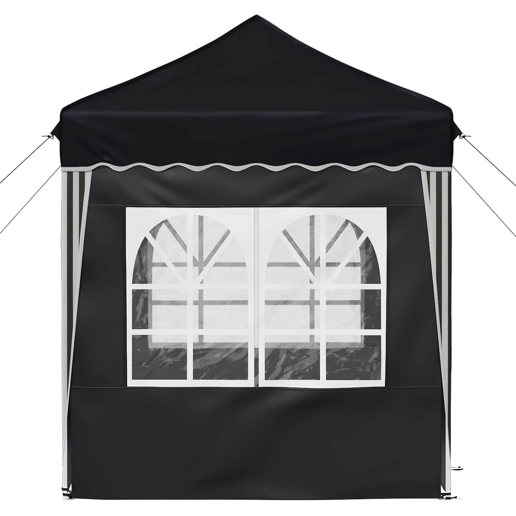 Pop-up Partyzelt 195 x 195 x 245 cm Anthrazit Oxford-Stoff