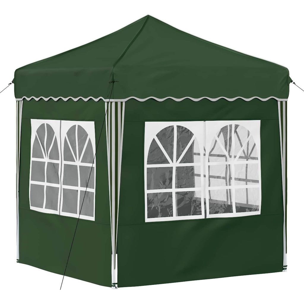 Pop-up Partyzelt 195 x 195 x 245 cm Grün Oxford-Stoff