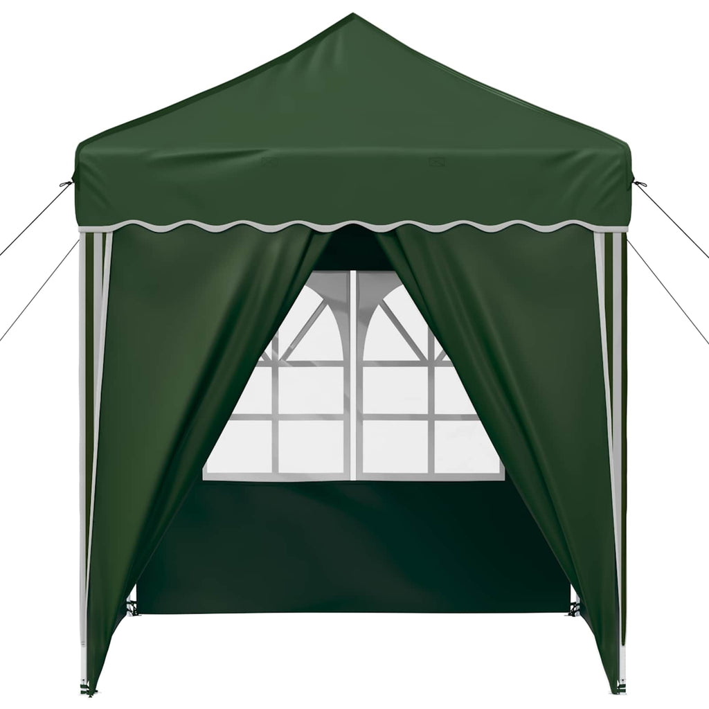 Pop-up Partyzelt 195 x 195 x 245 cm Grün Oxford-Stoff